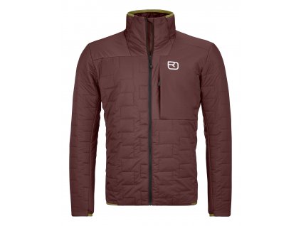Pánská Bunda Ortovox Swisswool Piz Segnas Jacket Men's (Velikost L, Barva Winetasting)