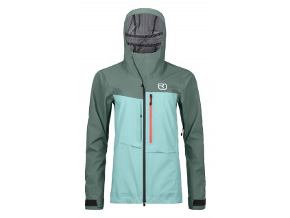 Dámská Bunda Ortovox 3L Ravine Shell Jacket Women's (Velikost S, Barva Ice Waterfall)