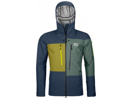 Pánská Bunda Ortovox 3L Deep Shell Jacket Men's (Velikost M, Barva Deep Ocean)