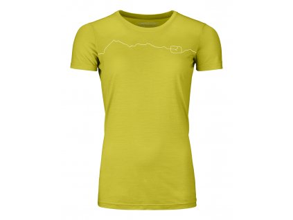 Dámské Tričko Ortovox W's 150 Cool Mountain TS (Velikost L, Barva zelená)