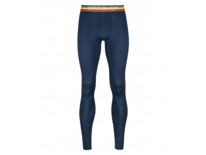 Pánské  Kalhoty Ortovox 185 Rock'N'Wool Long Pants Men's (Velikost XL, Barva Deep Ocean)