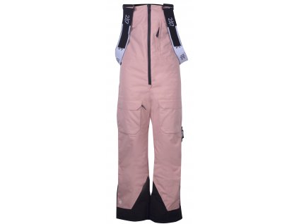 2117 BACKA ECO Dámské lyžařské kalhoty s náprsenkou - Pink XS