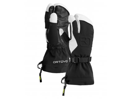 Pánské  Rukavice Ortovox Merino Freeride 3 Finger Glove Men's (Velikost XS, Barva Black Raven)
