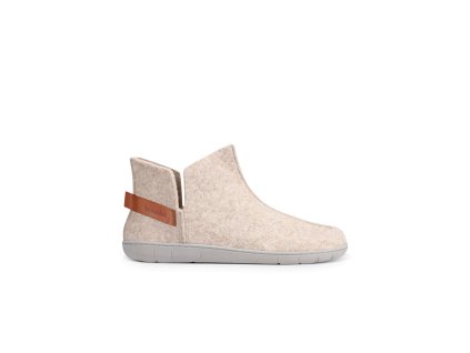 Barefoot papuče Be Lenka Chillax - Ankle-cut - Beige (Velikost 36)