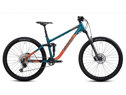 Celoodpružené kolo GHOST Kato FS Universal 27.5 Blue Grey/Orange Matt