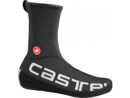 Castelli – návleky na tretry Diluvio UL, black/silver reflex