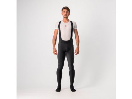 Castelli – pánské kalhoty Velocissimo 5 s vložkou, black/silver reflex