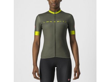 Castelli - dámský dres Gradient, military green