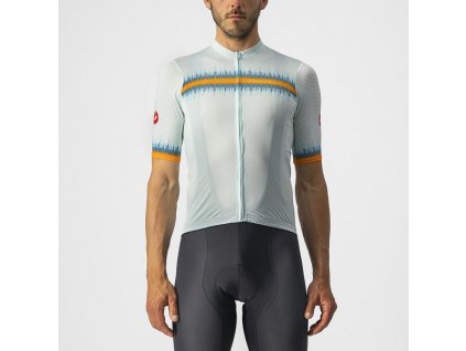 Castelli - pánský dres Grimpeur, light aqua (Velikost M)