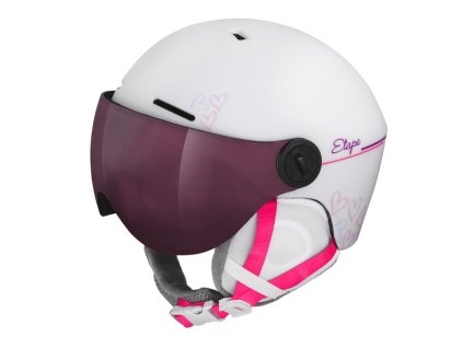 Etape – dětská lyžařská přilba SPEEDY PRO, bílá mat