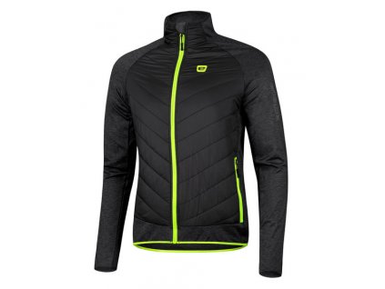 Etape – pánská bunda/mikina CRUX 2.0, černá/žlutá fluo