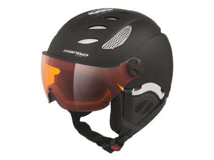 Mango – lyžařská přilba CUSNA PRO, černá mat (Velikost 55-57 cm)