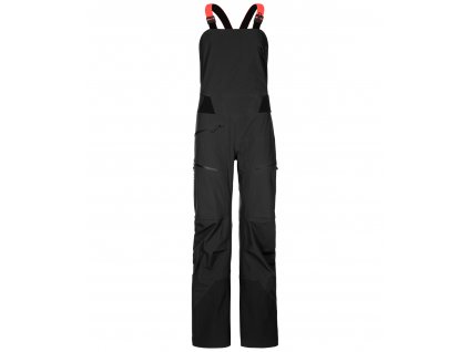Dámské Kalhoty Ortovox 3L Deep Shell Bib Pants Women's (Velikost M, Barva Black Raven)