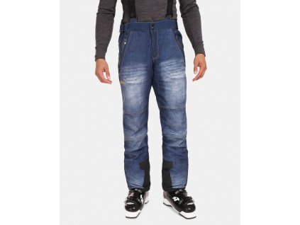 Pánské softshellové lyžařské kalhoty Kilpi JEANSO-M (Velikost L Short)