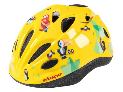 Etape – dětská cyklistická přilba PONY, žlutá (Velikost XS/S 48-52 cm)