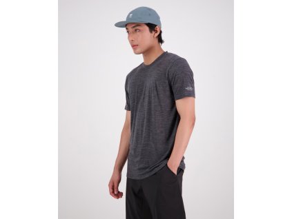Triko MONS ROYALE ZEPHYR MERINO TENCEL™ T-SHIRT smoke merino co