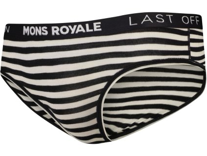 Merino kalhotky MONS ROYALE FOLO BRIEF WMNS mr stripe (Velikost XS)