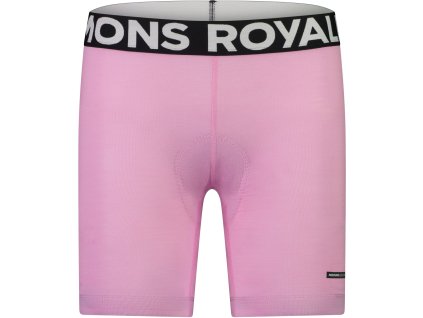 Bajková merino vložka MONS ROYALE LOW PRO MERINO BIKE SHORT LINER WMNS pop pink