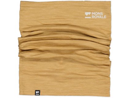 Nákrčník MONS ROYALE LIGHT ADVENTURE NECKWARMER smokey cumin