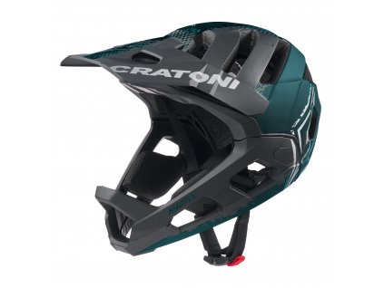 Helma CRATONI Madroc Black/Petrol Matt (Varianta S/M (54-58cm))