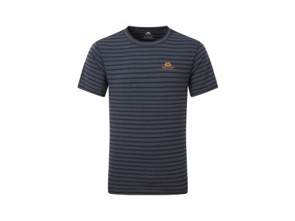 Pánské  Tričko Mountain Equipment Groundup T-shirt Men's (Velikost XL, Barva Cosmos Stripe)