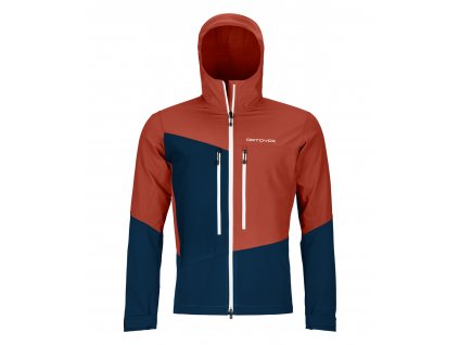 Pánská Bunda Ortovox Westalpen Softshell Jacket Men's (Velikost XL, Barva Clay Orange)
