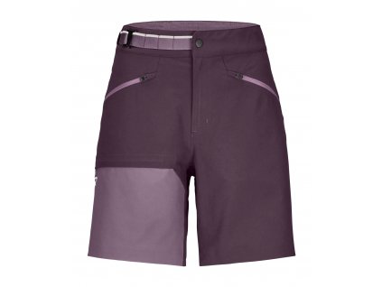 Dámské Kraťasy Ortovox Brenta Shorts Women's (Velikost S, Barva Dark Wild Berry)