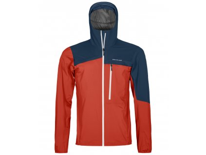 Pánská Bunda Ortovox 2.5L Civetta Jacket Men's (Velikost S, Barva Cengia Rossa)