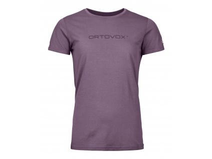 Dámské Tričko Ortovox 150 Cool Brand T-shirt Women's (Velikost L, Barva Wild Berry)