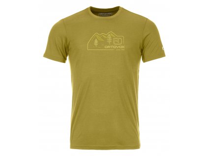 Pánské  Tričko Ortovox 150 Cool Vintage Badge T-shirt Men's (Velikost XXL, Barva Sweet Alison)