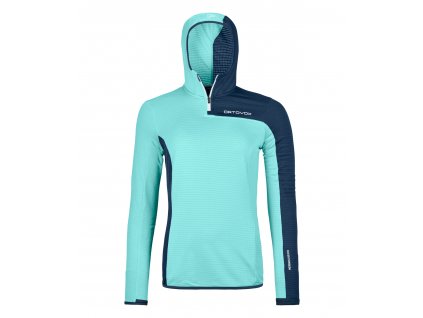 Dámská Mikina Ortovox Fleece Light Grid ZN Hoody Women's (Velikost S, Barva Ice Waterfall)