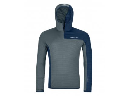 Pánská Mikina Ortovox Fleece Light Grid ZN Hoody Men's (Velikost M, Barva Dark Arctic Grey)