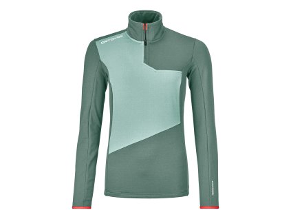 Ortovox Fleece Light Zip Neck Women's (Velikost XL, Barva Arctic Grey)