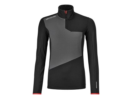 Ortovox Fleece Light Zip Neck Women's (Velikost XS, Barva Black Raven)