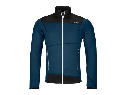 Pánská Mikina Ortovox Fleece Light Jacket Men's (Velikost XL, Barva Deep Ocean)