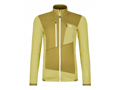 Dámská Mikina Ortovox Fleece Grid Jacket Women's (Velikost M, Barva Wabisabi)
