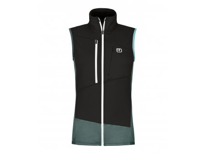 Dámská Vesta Ortovox Fleece Grid Vest Women's (Velikost L, Barva Dark Arctic Grey)