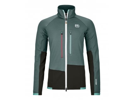 Dámská Mikina Ortovox Fleece Rib Jacket Women's (Velikost XL, Barva Dark Arctic Grey)