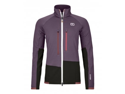 Dámská Mikina Ortovox Fleece Rib Jacket Women's (Velikost M, Barva Wild Berry)