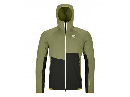 Pánská Mikina Ortovox Fleece Rib Hoody Men's (Velikost XXL, Barva Wild Herbs)
