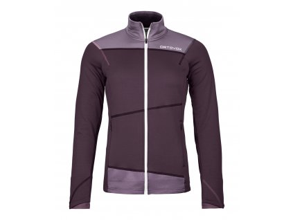 Dámská Mikina Ortovox Fleece Light Jacket Women's (Velikost L, Barva Dark Wild Berry)