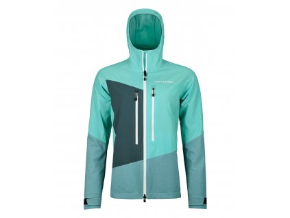 Dámská Bunda Ortovox Westalpen Softshell Jacket Women's (Velikost XL, Barva Ice Waterfall)