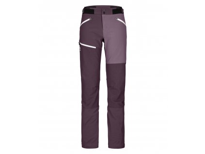 Dámské Kalhoty Ortovox Westalpen Softshell Pants Women's (Velikost L, Barva Dark Wild Berry)