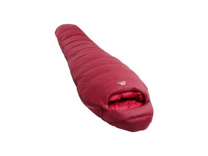 Spacák Mountain Equipment Olympus 650 Long Women's (Velikost Left Zip, Barva Rhubarb)