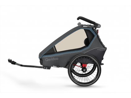Vozík QERIDOO KidGoo2 - Navy Blue (Varianta Blue)