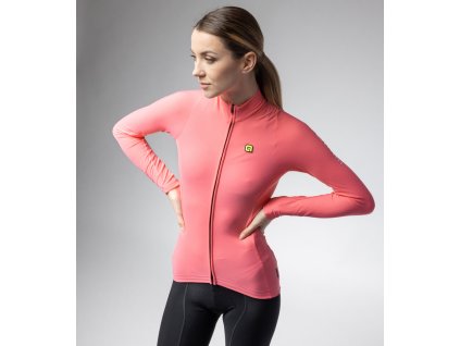 Zateplený cyklistický dres ALÉ dámský WARM RACE R-EV1 (Varianta XL)