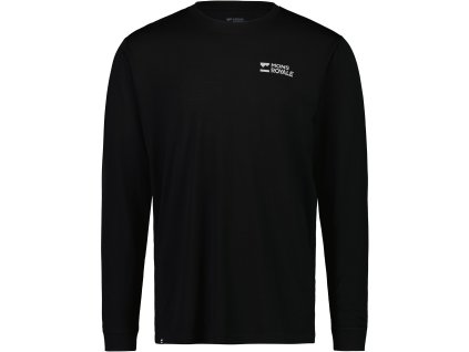 Merino triko MONS ROYALE ICON LS black
