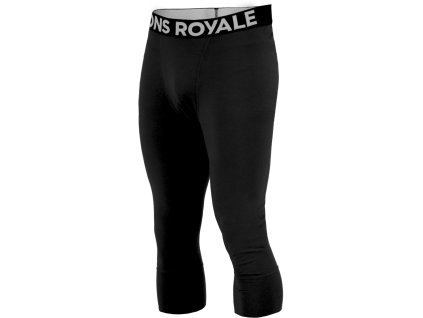 Merino spodky MONS ROYALE CASCADE MERINO FLEX 200 3/4 LEGGING black