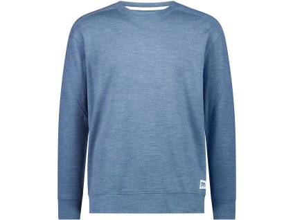 Merino mikina MONS ROYALE COVERT LITE CREW smokey blue