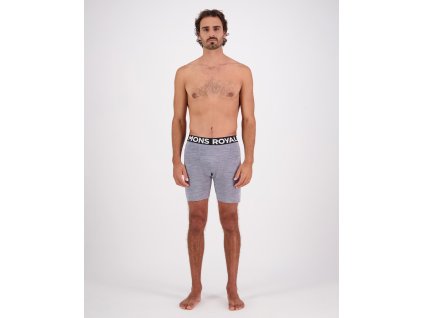 Merino trenky MONS ROYALE HOLD 'EM BOXER grey heather